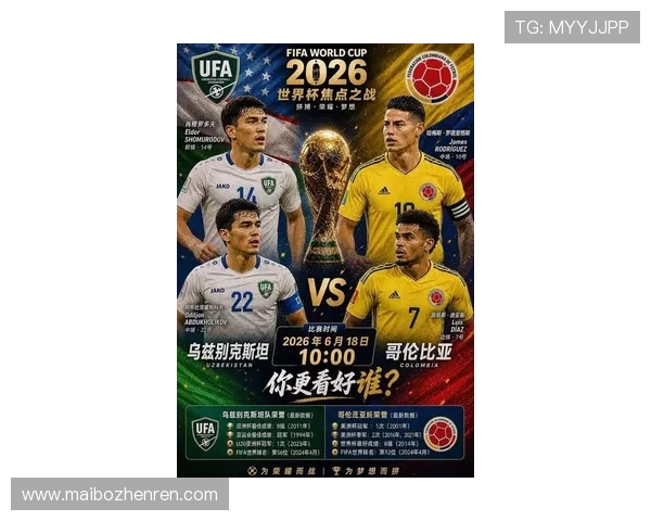 2026年世界杯乌兹别克斯坦VS哥伦比亚比赛现场报道与最新赛况更新